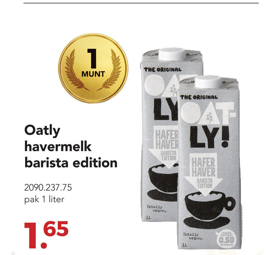 oatly havermelk aanbieding