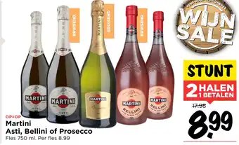 Vomar Voordeelmarkt Martini Asti, Bellini of Prosecco aanbieding