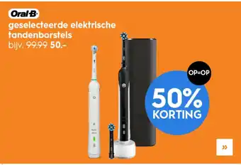 Blokker Oral-B geselecteerde elektrische tandenborstels aanbieding