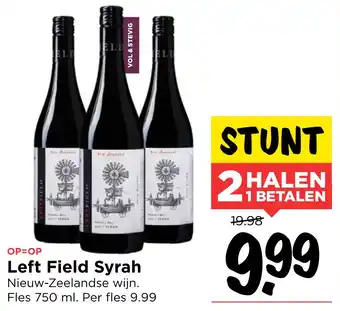 Vomar Voordeelmarkt Left Field Syrah aanbieding