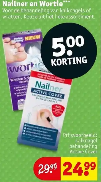 Kruidvat Nailner en Wortie aanbieding