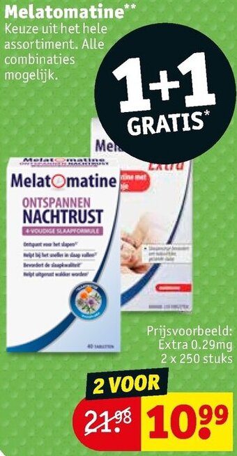 Kruidvat Melatomatine aanbieding