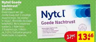 Kruidvat Nytol Goede nachtrust 30 stuks aanbieding