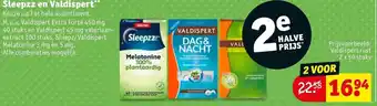 Kruidvat Sleepzz en Valdispert aanbieding