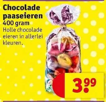 Kruidvat Chocolade paaseieren 400g aanbieding