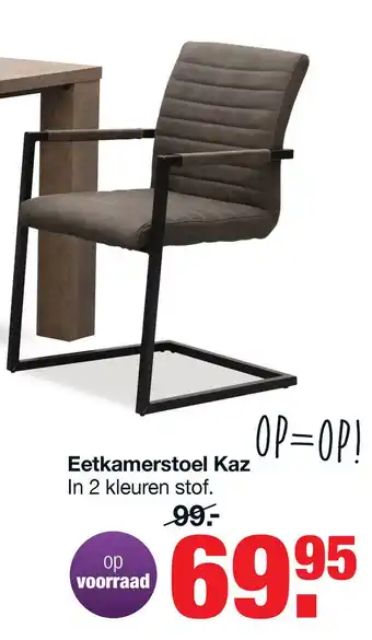 Budget Home Store Eetkamerstoel Kaz aanbieding