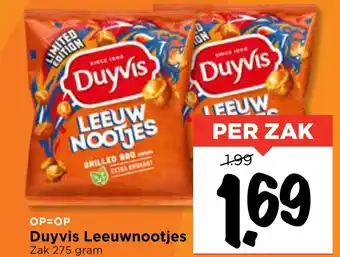 Vomar Voordeelmarkt Duyvis Leeuwnootjes aanbieding