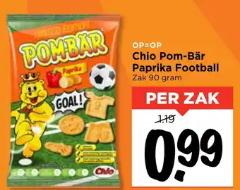 Vomar Voordeelmarkt Chio Pom-Bar Paprika Football aanbieding