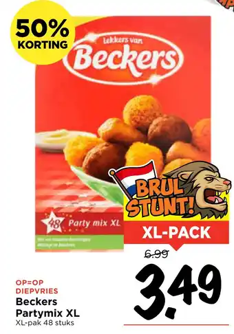 Vomar Voordeelmarkt Beckers Partymix aanbieding