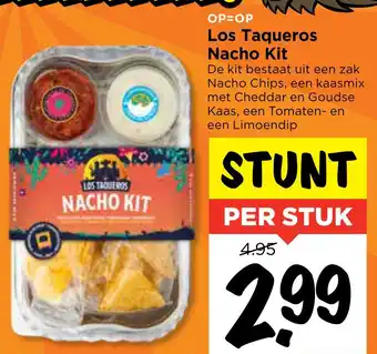 Vomar Voordeelmarkt Los Tacqueros Nacho Kit aanbieding