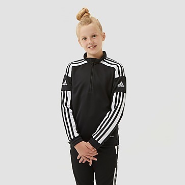 Adidas squadra 21 trainingsjas zwart/wit kinderen aanbieding bij Aktiesport