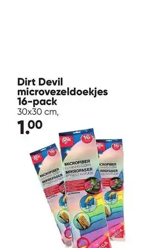 Big Bazar Dirt Devil Microvezeldoekjes aanbieding