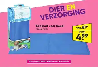 Big Bazar Koelmat Voor Hond aanbieding