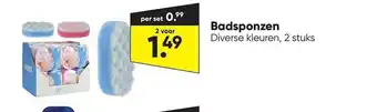 Big Bazar Badsponzen aanbieding