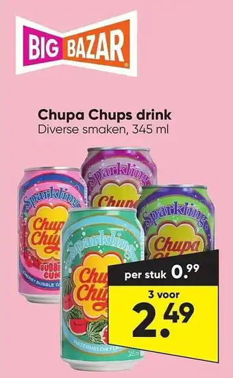 Big Bazar Chupa Chups Drink aanbieding