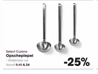 HANOS Select Cuisine Opscheplepel aanbieding