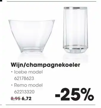 HANOS Wijn/champagnekoeler aanbieding