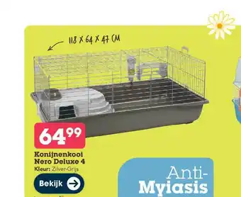 Discus Jonijnenkooi nero deluxe 4 aanbieding