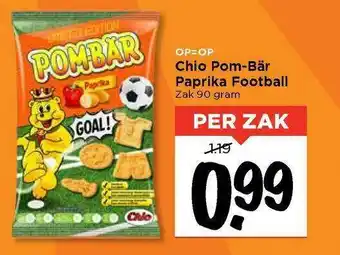 Vomar Voordeelmarkt Chio pom-bär paprika football 90 gram aanbieding