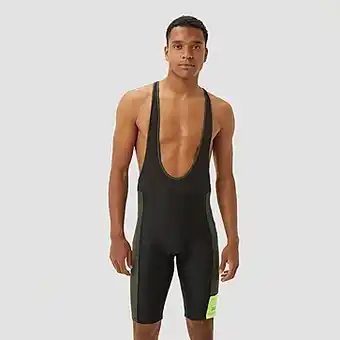 Perry Sport Inq padded bib fietsbroek zwart heren aanbieding