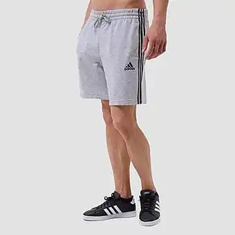 Perry Sport Adidas essentials french terry 3-stripes korte broek grijs heren aanbieding