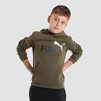 Perry Sport Puma essentials+ 2 col big logo trui groen kinderen aanbieding