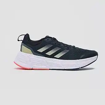 Perry Sport Adidas questar hardloopschoenen zwart/wit dames aanbieding