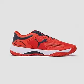 Perry Sport Puma solarcourt padelschoenen rood heren aanbieding