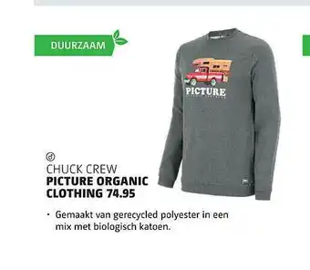 Bever Chuck crew picture organic clothing aanbieding