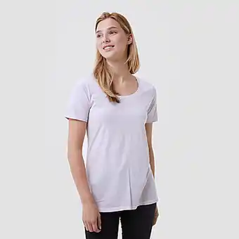 Perry Sport Skechers diamond wash hatha scoop hardloopshirt paars dames aanbieding