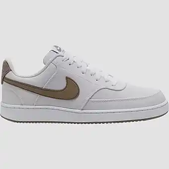 Perry Sport Nike court vision canvas low sneakers wit/bruin heren aanbieding