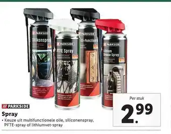 Lidl Parkside spray aanbieding