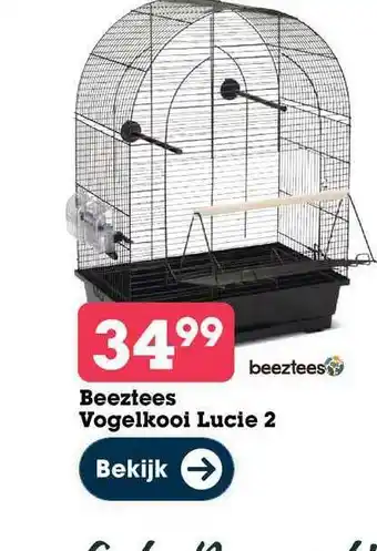 Discus Beeztees vogelkooi lucie 2 aanbieding