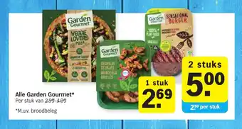 Albert Heijn Alle Garden Gourmet per 2 stuks aanbieding