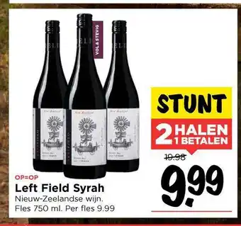 Vomar Voordeelmarkt Left field syrah nieuw-zeelandse wijn aanbieding