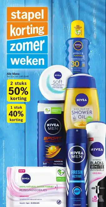 Albert Heijn Alle Nivea 2 stuks aanbieding