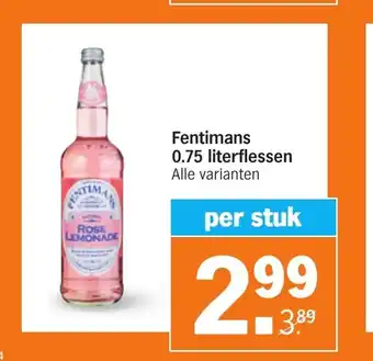 Albert Heijn Fentimans 0.75 literflessen Alle varianten per stuk aanbieding