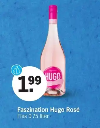 Albert Heijn Faszination Hugo Rose fles 0.75 liter aanbieding