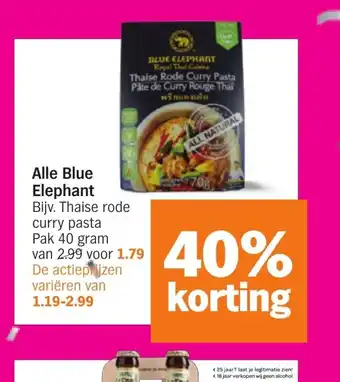 Albert Heijn Alle Blue Elephant aanbieding