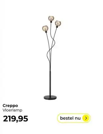 Lampidee Creppo Vloerlamp aanbieding