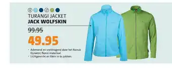 Bever Turangi jacket jack wolfskin aanbieding