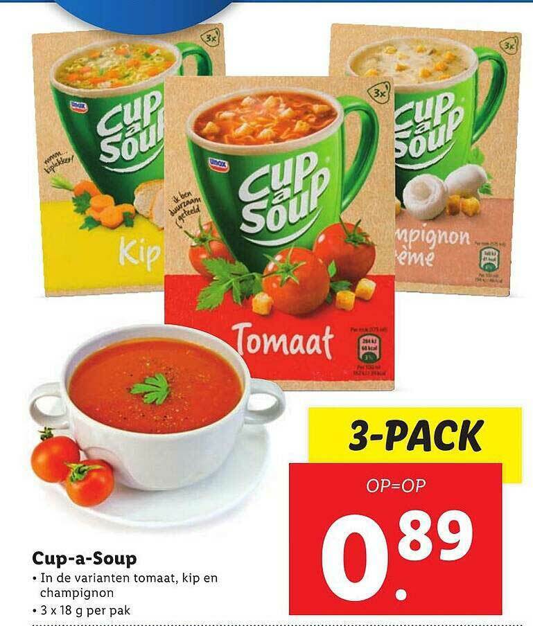 Knorr CupaSoup aanbieding bij Lidl