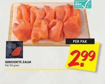 Dekamarkt Gerookte Zalm 150g aanbieding