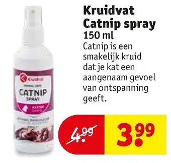 Kruidvat Kruidvat Catnip spray 150ml aanbieding