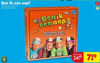 Kruidvat Ben ik een aap? aanbieding