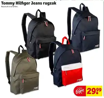 Kruidvat Tommy Hilfiger Jeans rugzak aanbieding