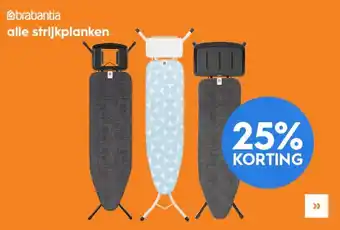 Blokker Brabantia alle strijkplanken aanbieding