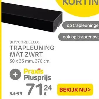 Praxis Trapleuning Mat Zwrt aanbieding