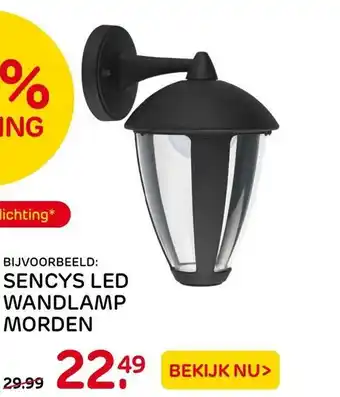 Praxis Sencys Led Wandlamp Morden aanbieding