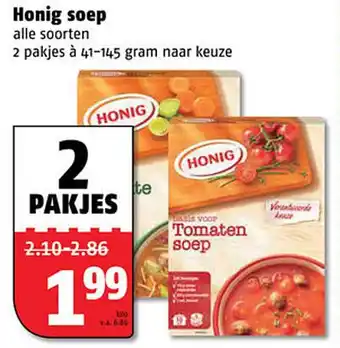 Poiesz Honig soep 41-145 gram aanbieding